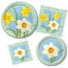 Fresh Daffodil paper party sets party supplies paper set beautiful flowers