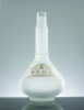 Frosted and  high bottleneck vodka glass bottle 500ml