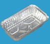 Full size household aluminum foil container