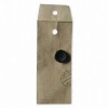 Garment Cardboard hangtag/garment hangtags labels/perforated paper label