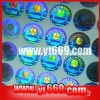 Genuine Hologram label stickers /Transparent Self-adhesive Holographic Film