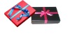 Gift paper box with ribbon