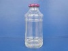 Glass Juice Bottle With Metal Lid 420ml