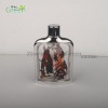 Glass Perfume Bottle With Characters Pattern