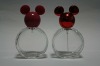 Glass Spray Perfume Bottle With Mickey Mouse Cap