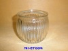 Glass candle holder for home decoration