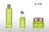 Glass cosmetic bottle set