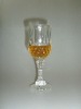 Glass goblet for wine/champagne