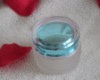 Glass jar with double layers lid