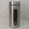 Glass jar with stainless steel casing