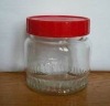 Glass storage jar