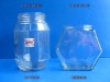 Glass storage jar for food