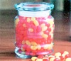 Glass sugar and cookie Jar