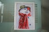 Glitter Printed Christmas Greeting Cards