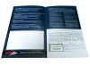 Glossy paper card holder for advertising