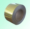 Gold aluminum foil paper in roll for coin candy