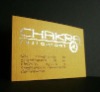 Gold foil business cards with good quality