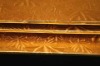 Gold wooden hot sell cake tray