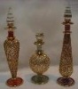 Golden Fine Arabesque Perfume Bottles