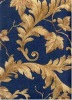 Golden Leaf Wall Paper