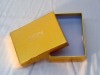 Golden paper gift box