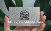 Great Silver Metal Bizness Cards