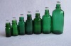 Green Essential Oil Glass Bottle