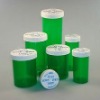 Green Plastic Child Resistant Vials