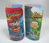 Green pvc film labels for bubble bath product packaging