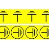 Grounding wire labels