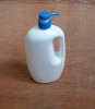 HDPE plastic shampoo bottle