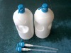 HDPE plastic shampoo bottle