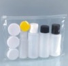 HDPE travel sets contain eight pieces