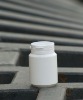 HDPE vitamins bottle with ring-pull cap