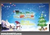 HL- C014 Snowman chrismas greeting card