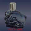 Hand shape glass perfume bottle