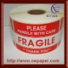 Handle with care Fragile Shipping Labels,