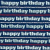 Happy Birthday Blue Roll Wrapping Paper