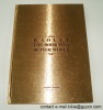 Hardcover book printing with sparkle gold paper with debossing