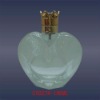 Heart shape perfume glass bottle