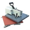 Heat press machine with T-shirt