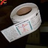 Heat resistant pvc Label