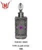 High-Grade Ancient Metal Alloy Perfume Oil Bottle with Sticker