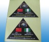 High material Adhesive paper sticker