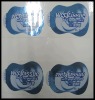 High quality PET shampoo adhesive label /special shape ahesive label