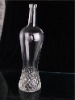 High quality crystal clean high elegance glass bottle