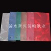 High-quality double-color leater PVC book binding paper