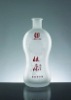 High quality frosted alcohol glass bottles