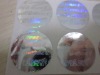 High quality silver holographic label