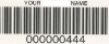 High temperature barcode label